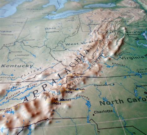 Training and certification options for MAP Appalachian Mountains On A Map
